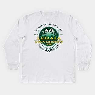 Legaia University Emblem Kids Long Sleeve T-Shirt